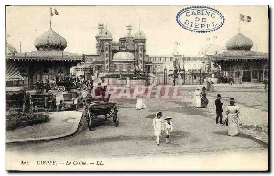 CPA Dieppe Le Casino Enfants