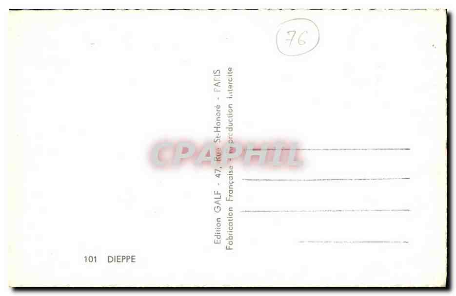 CPM Souvenir de Dieppe l Arromanches Bateau Pont Tournant Puits sale — Rückseite