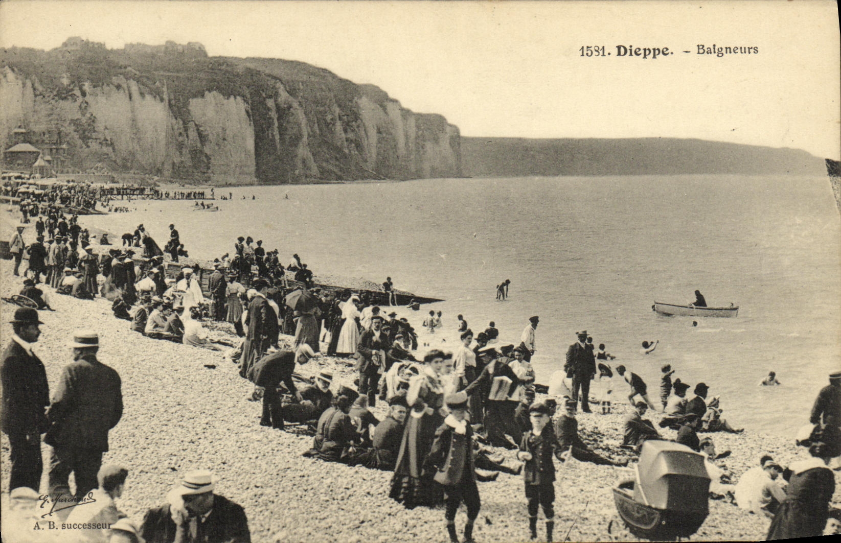 CPA Dieppe Balgneurs 
