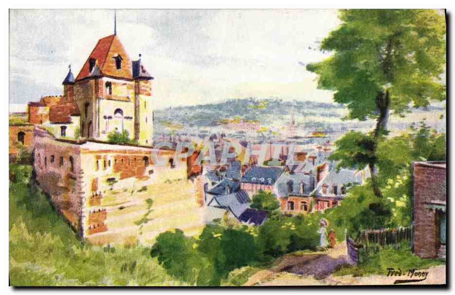 CPA Dieppe La Tour St Remy et la ville 