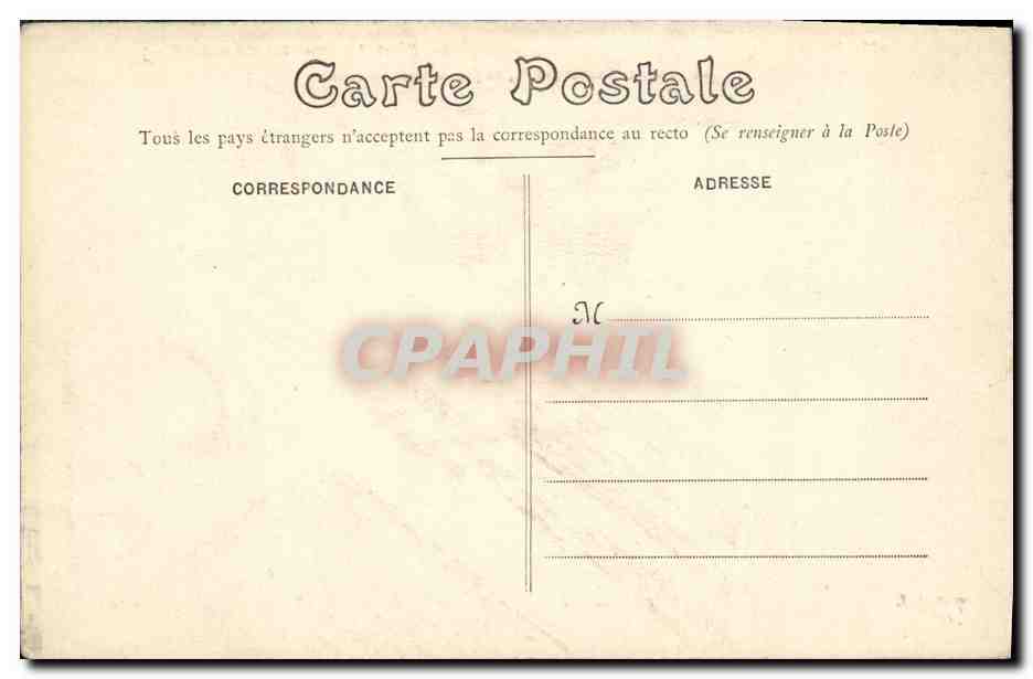 CPA Bibliotheque de Dieppe la tour aux crabes en face la gare maritime — Rückseite