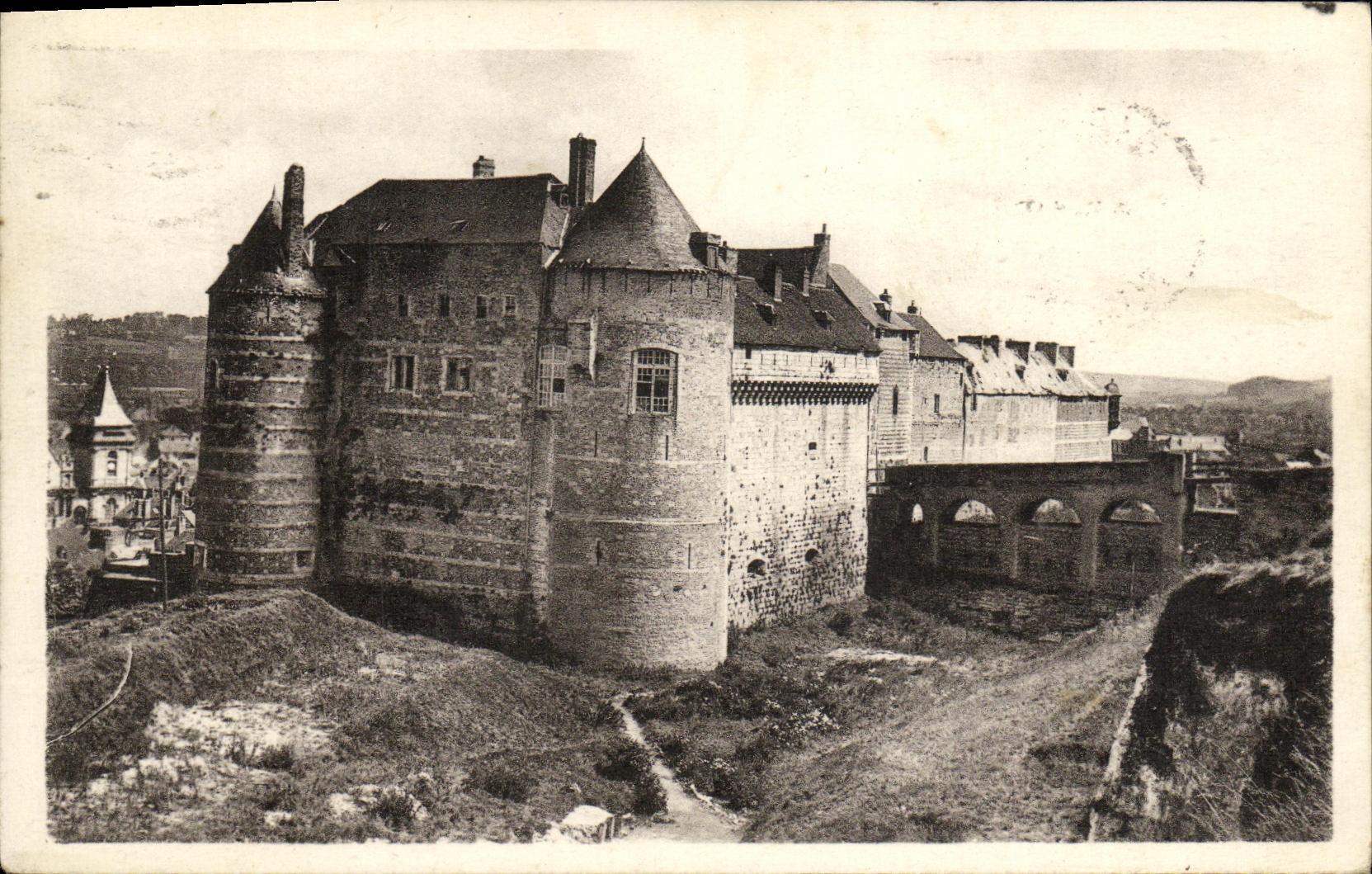 CPA Dieppe Le Chateau facade Nord Ouest