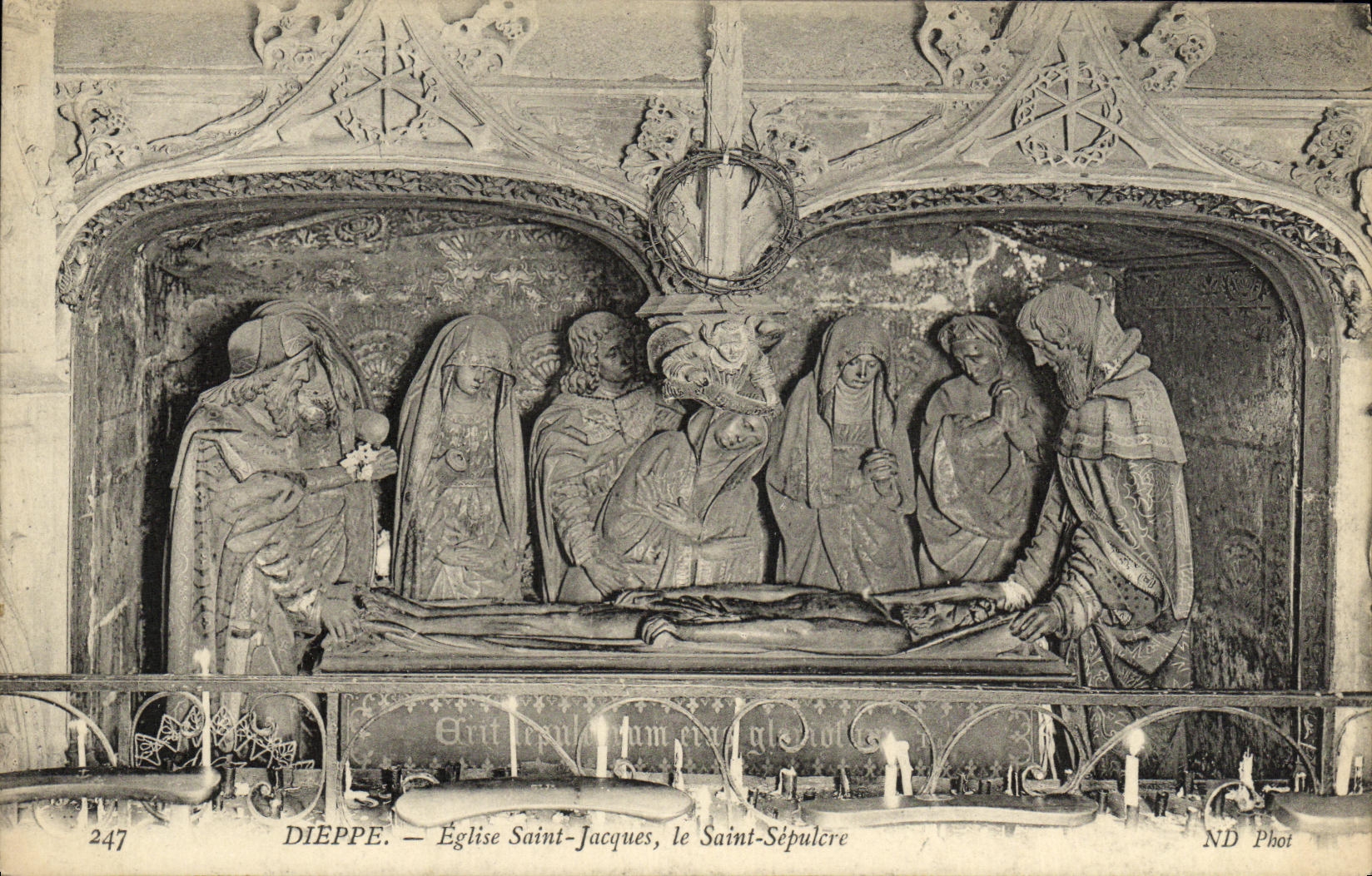 CPA Dieppe Eglise Saint Jacques le Saint Sepulcre 