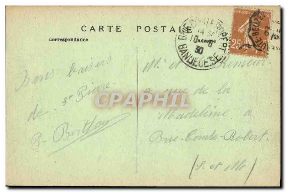 CPA St Pierre en Port Les Falaises — Rückseite