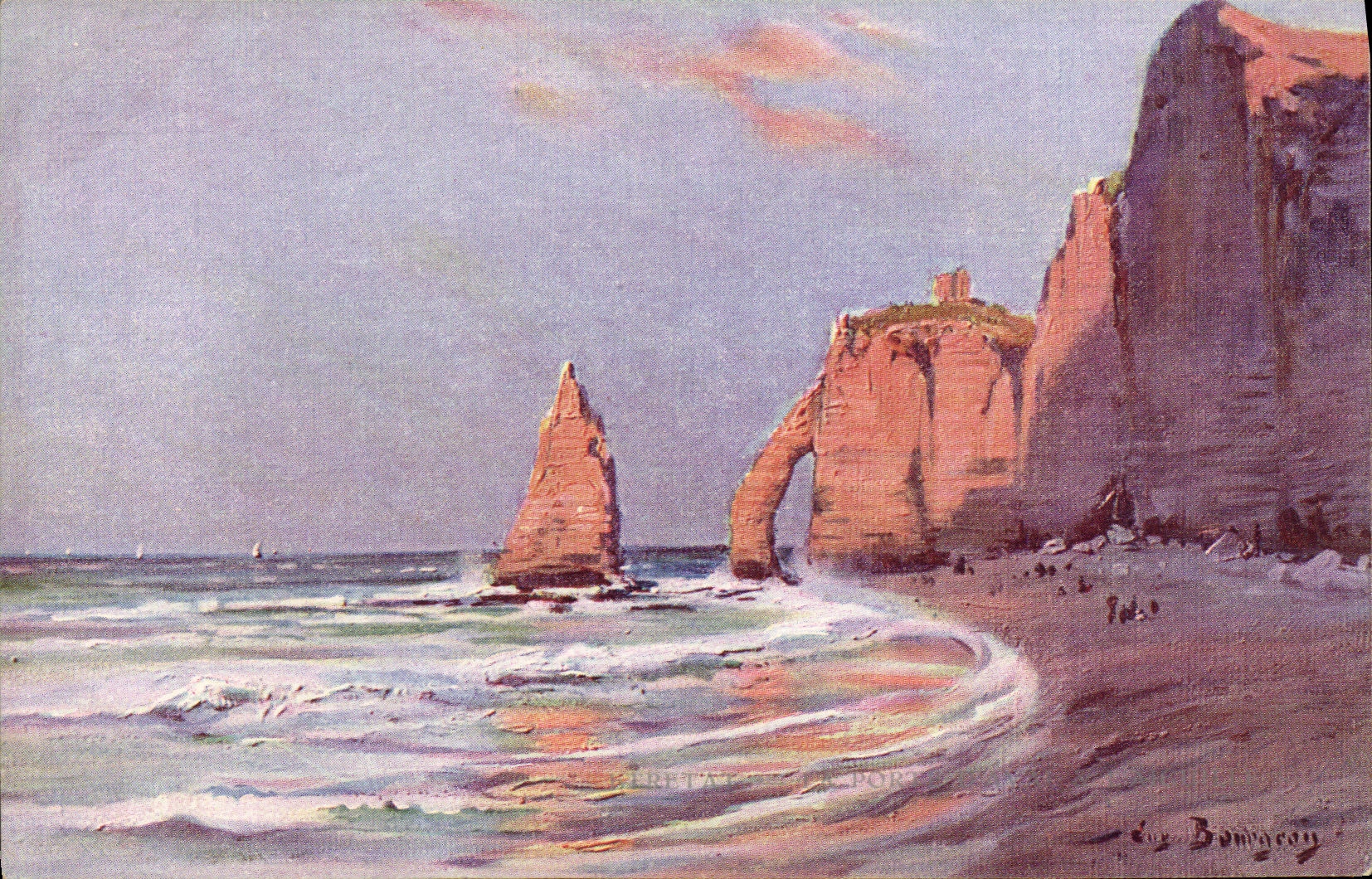 CPA Etretat La Porte d Aval et L Aiguille