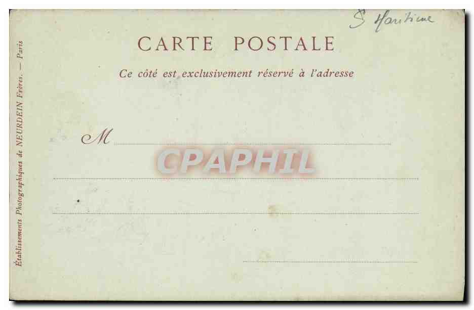 CPA Etretat Les Laveuses et la Plage  — Rückseite