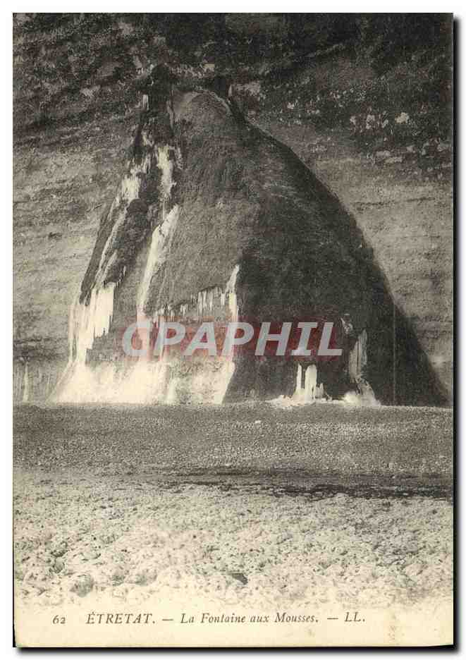 CPA Etretat La Fontaine aux Mousses 