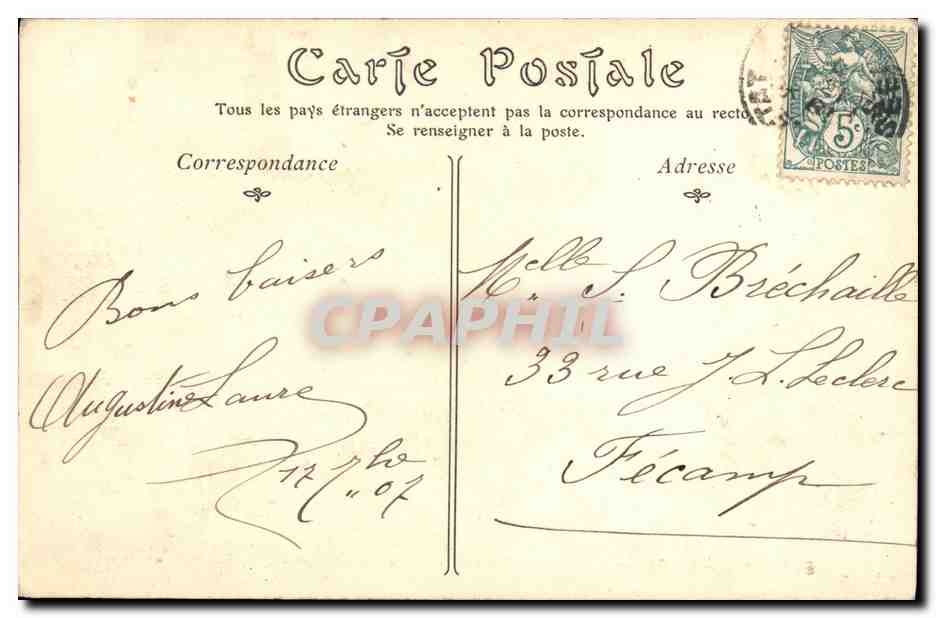 CPA Etretat Les cabines a l heure des bains et la cote d Amont  — Rückseite