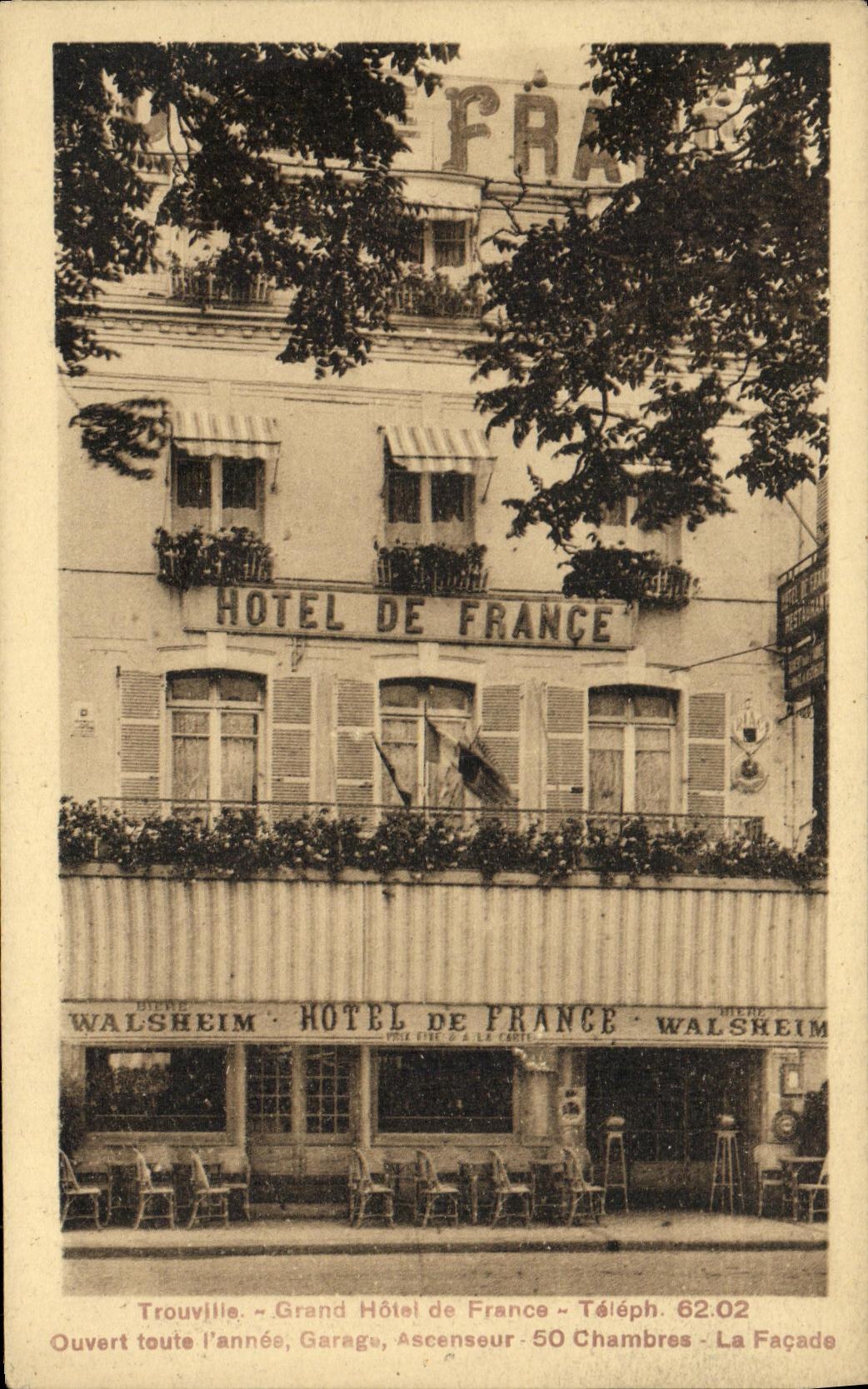 CPA Trouville Grand Hotel de France 