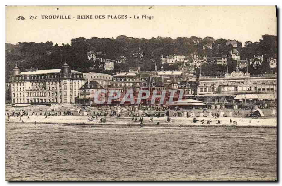 CPA Trouville Reine des Plages La Page 