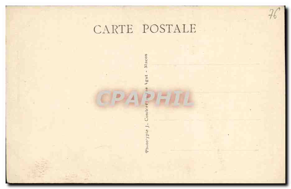CPA Trouville La Plage et les Villas  — Rückseite