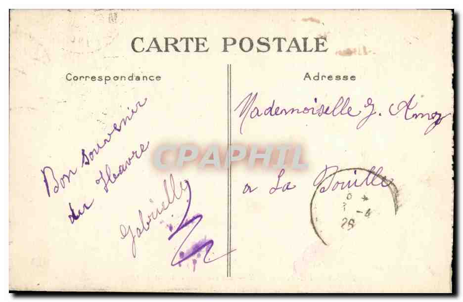 CPA Sainte Adresse Le Heve vue de la Plage  — Rückseite