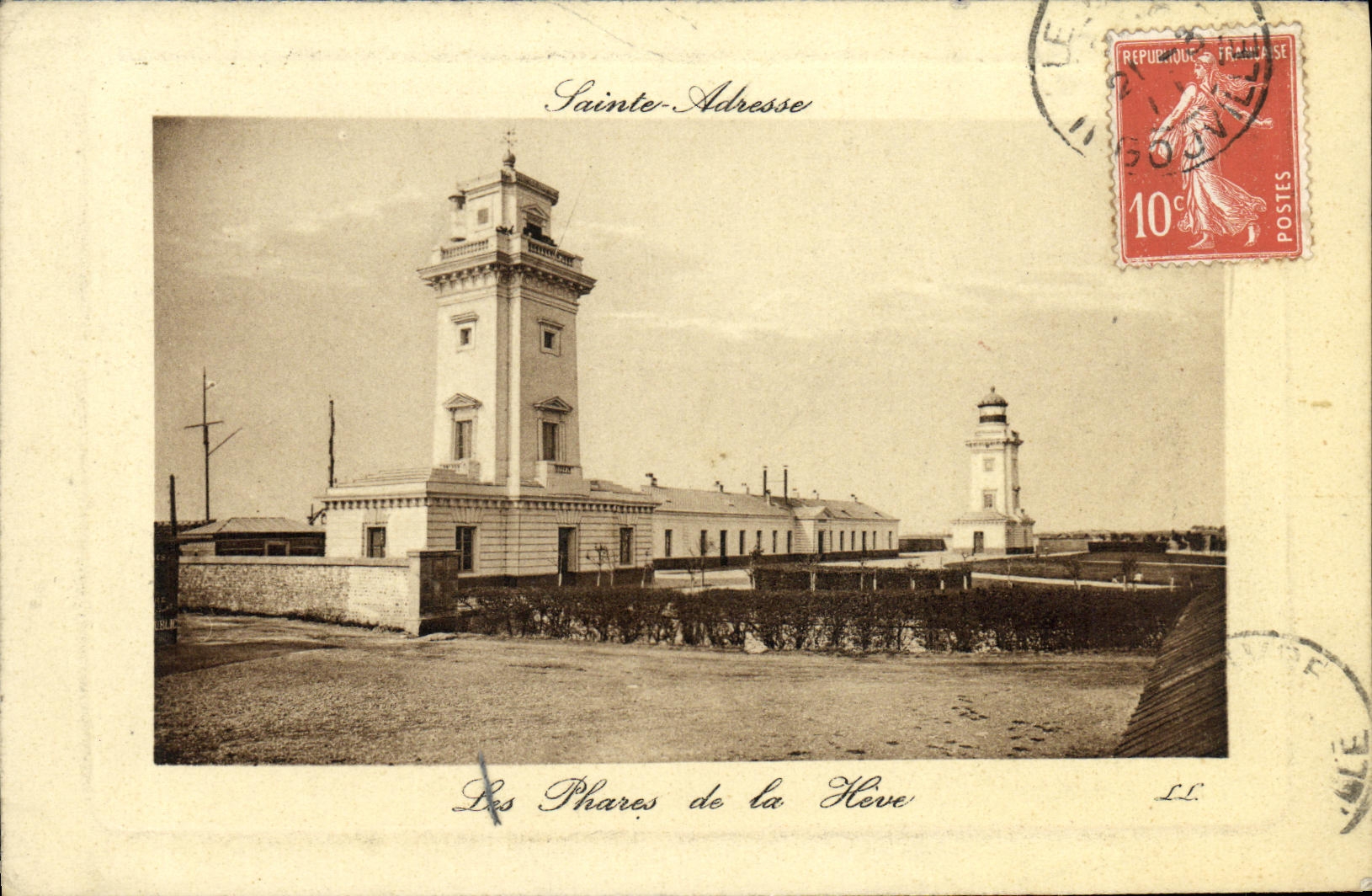 CPA Sainte Adresse Les Phares de la Heve 