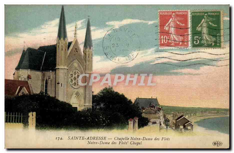 CPA Sainte Adresse Chapelle Notre Dame des Flots 