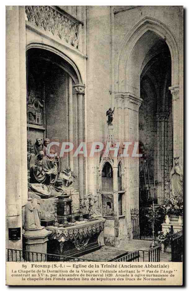 CPA Fecamp Eglise de la Trinite Ancienne abbatiale