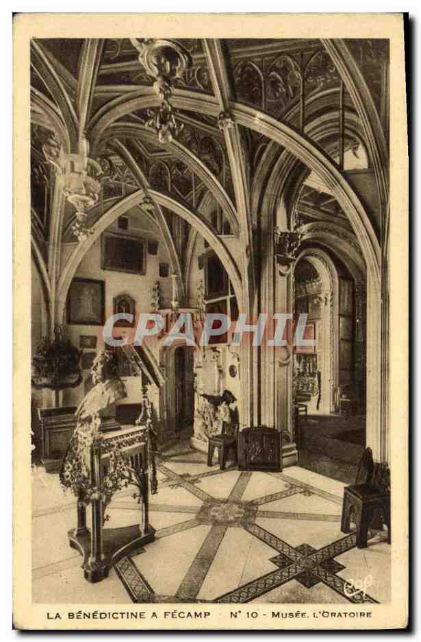 CPA La Benedictine a Fecamp Musee L Oratoire 