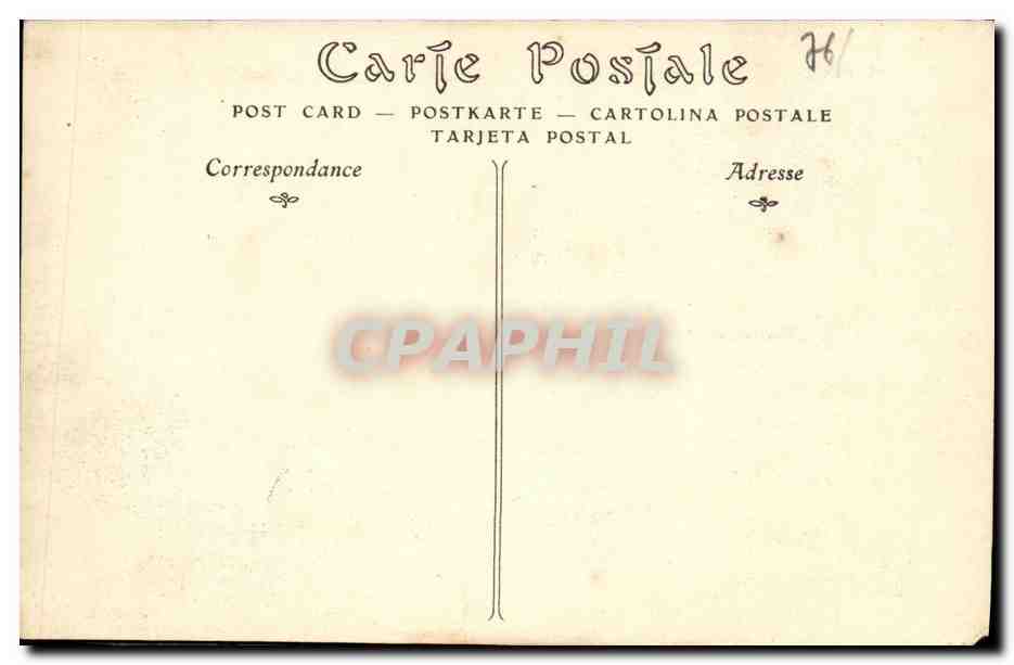 CPA Fecamp La Benedictine Le Puits et le Square  — Rückseite