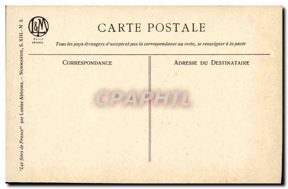 CPA Fecamp Bassin de Berigny Bateau Voilier — Rückseite