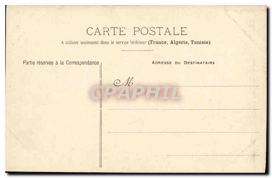 CPA Environs de Fecamp Valmont Le chemin du vivier — Rückseite