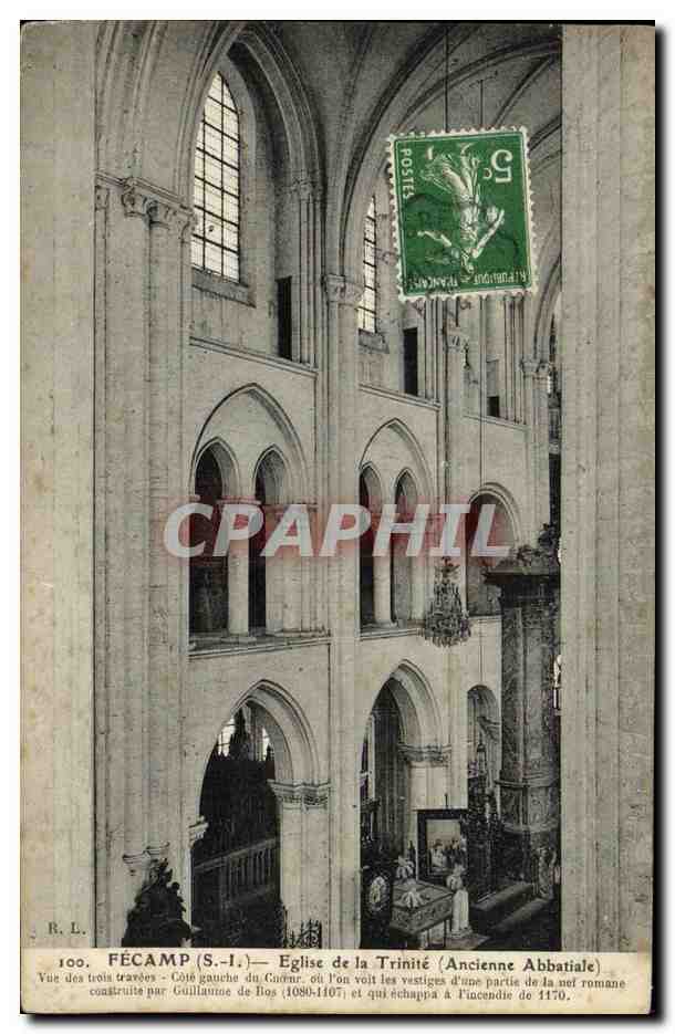 CPA Fecamp Eglise de la Trinite 