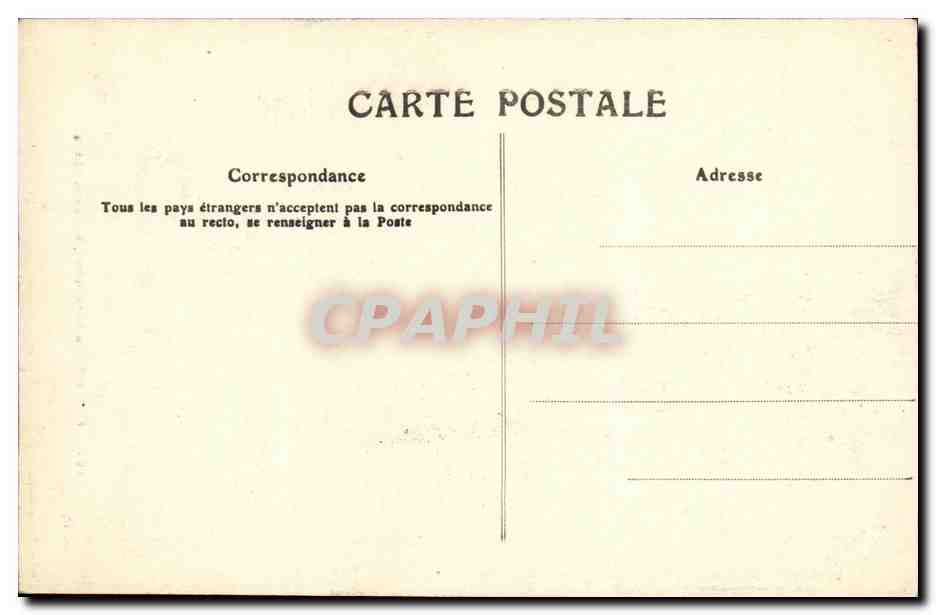 CPA Fecamp La Benedictine Salle des Abbes — Rückseite