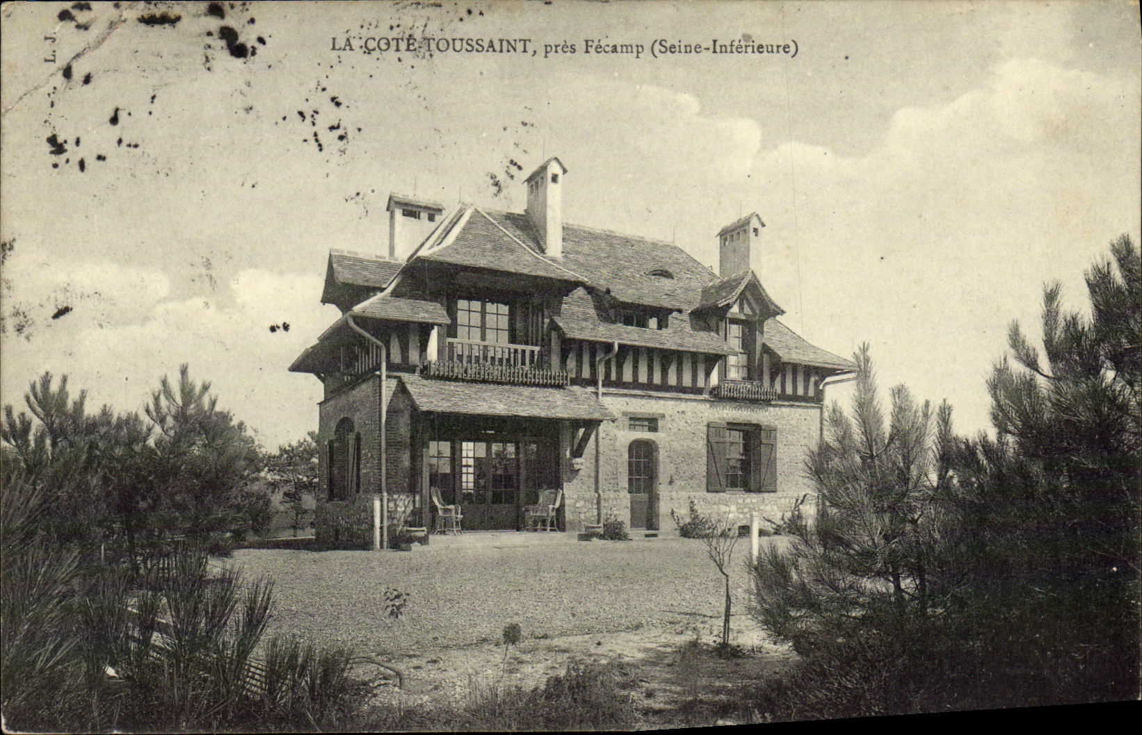 CPA La Cote Toussaint pres Fecamp
