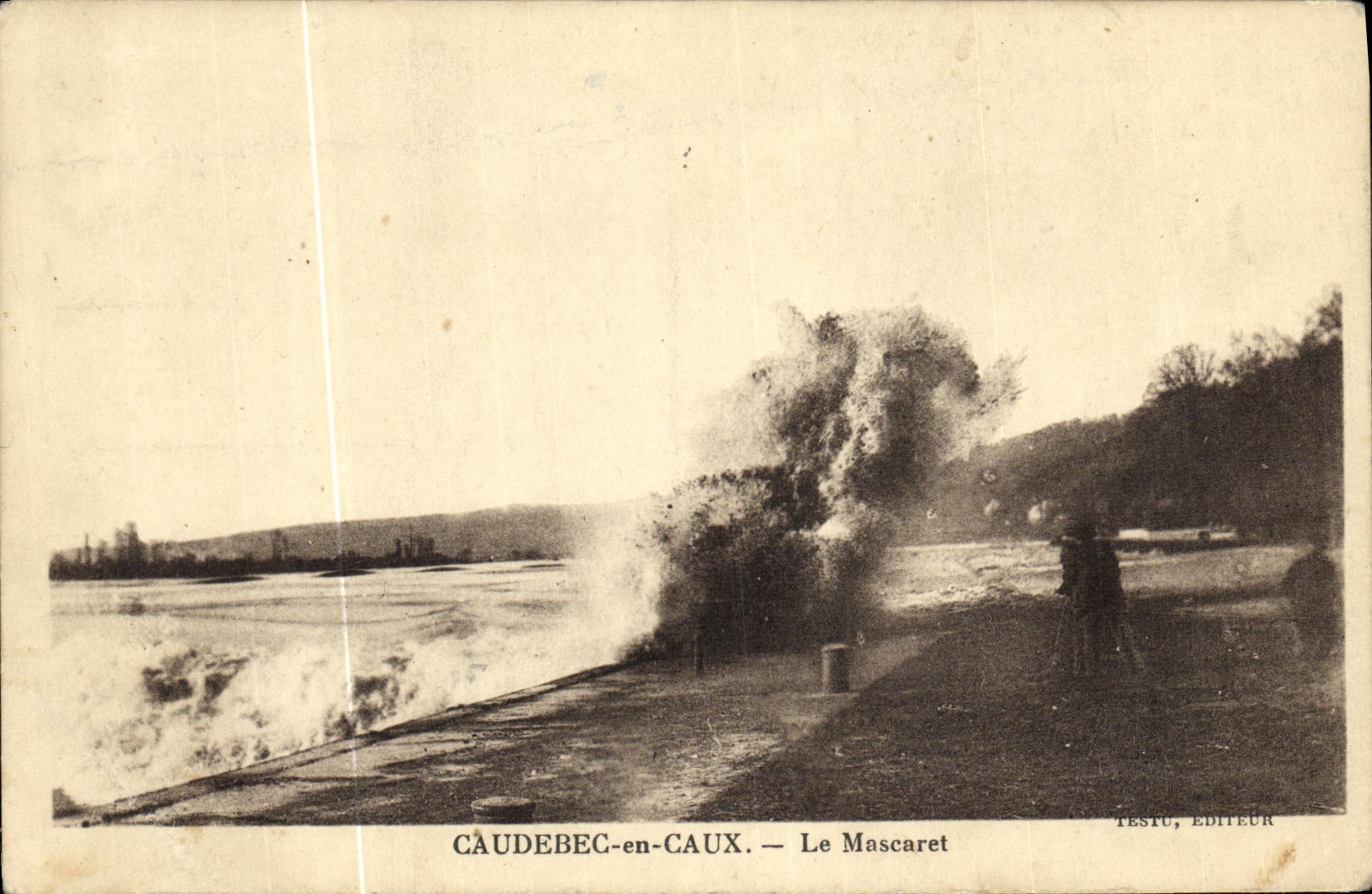 Caudebec-en-Caux — El Mascaret — Testic, editor - Anverso