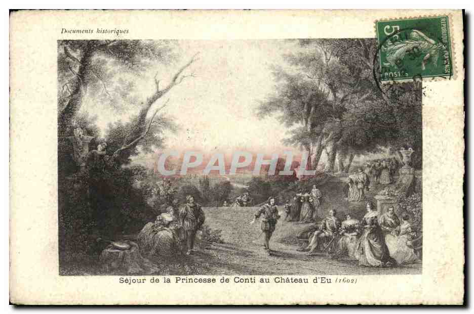 CPA Sejour de la Princese de Conti au Chateau d Eu 1602