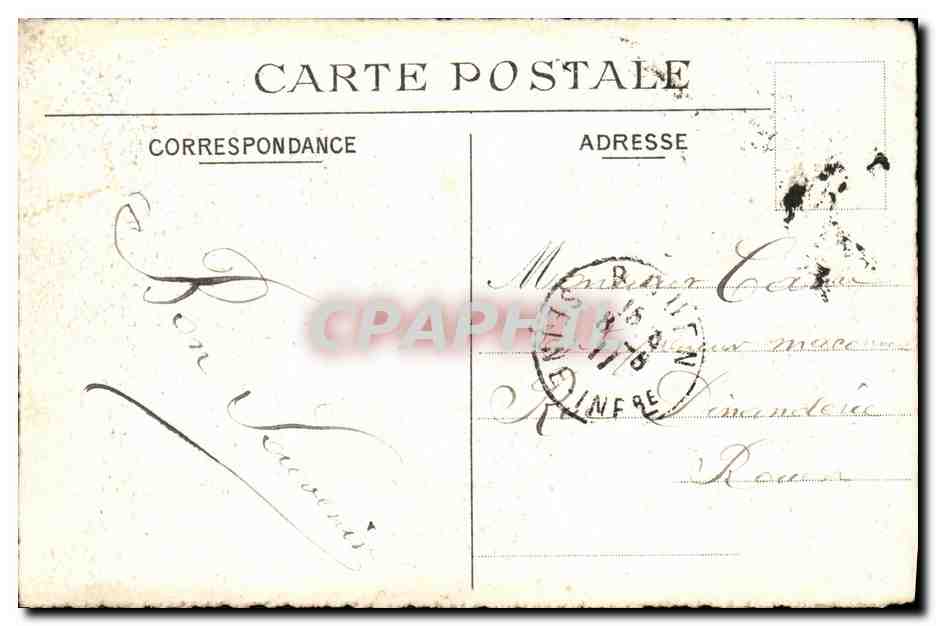 CPA Sejour de la Princese de Conti au Chateau d Eu 1602 — Rückseite