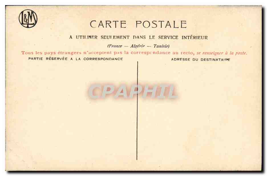 CPA Eu Vieille porte des Ursulines  — Rückseite