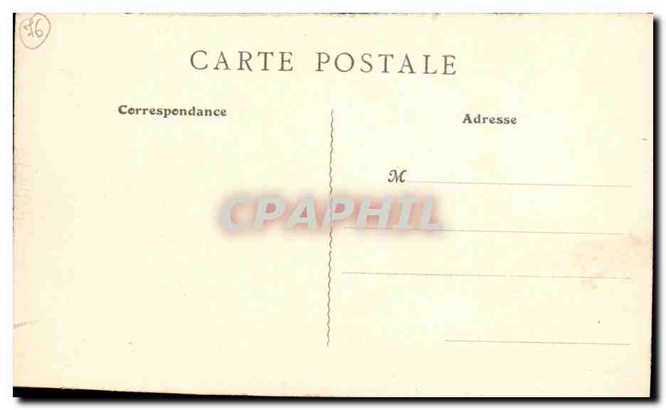 CPA Veulettes la Plage falaise d amont — Rückseite