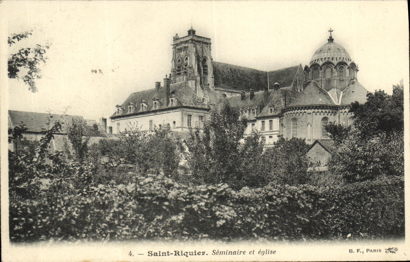 CPA Saint Riquier Seminaire et Eglise