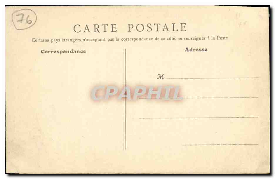 CPA Gaillefontaine Le Chateau — Rückseite