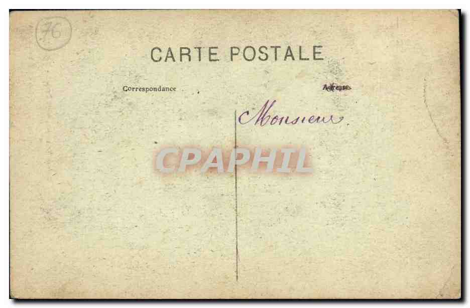 CPA Allouville Gros Chene Arbre — Rückseite