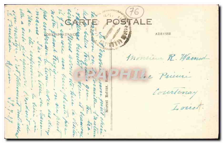 CPA Corneille Petit Couronne Maison de Pierre Croneille Vue generale — Rückseite