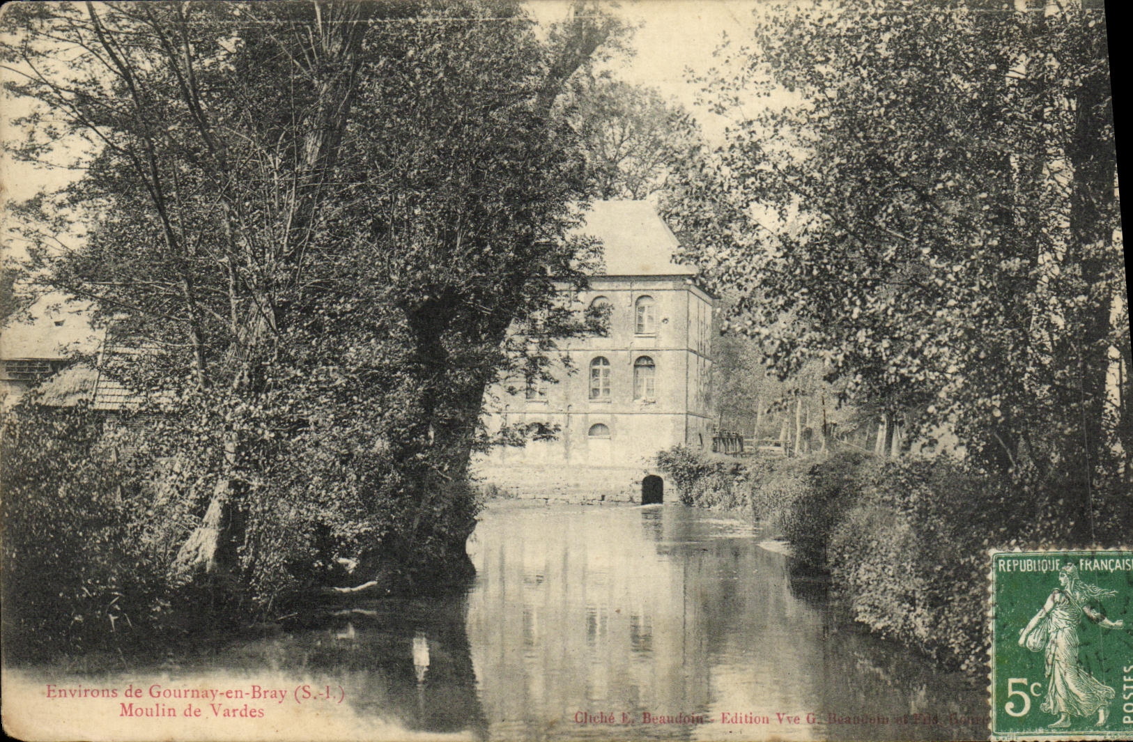 CPA Environs de Gournay en Bray Moulin de vardes