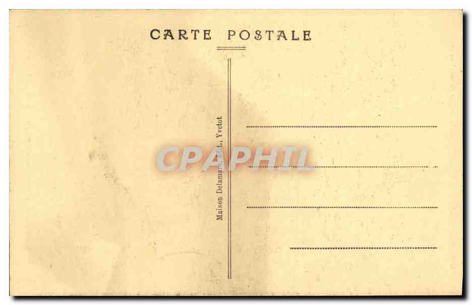 CPA Allouville Bellefosse Le Gros Chene Arbre — Rückseite