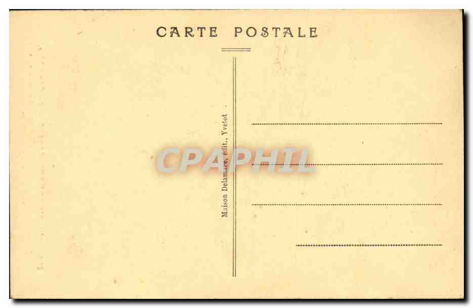 CPA Allouville Bellefosse Le Gros Chene Arbre — Rückseite