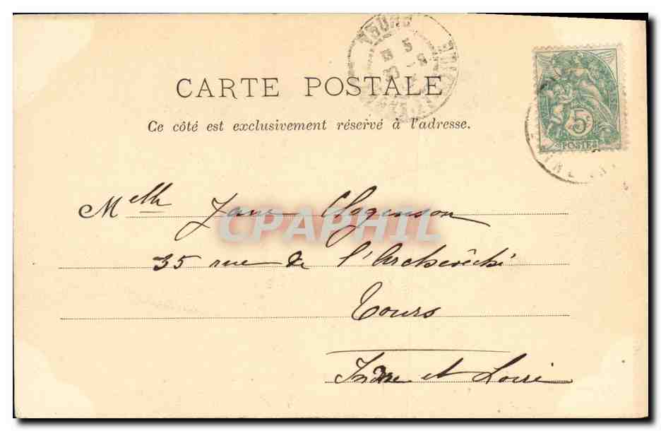 CPA Allouville Sur Ry Chateau des Lesques — Rückseite