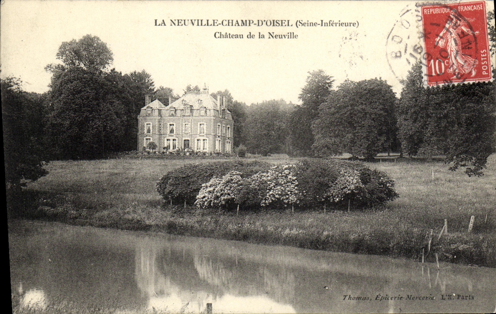 CPA La Neuville Champ D Oisel Le Chateau
