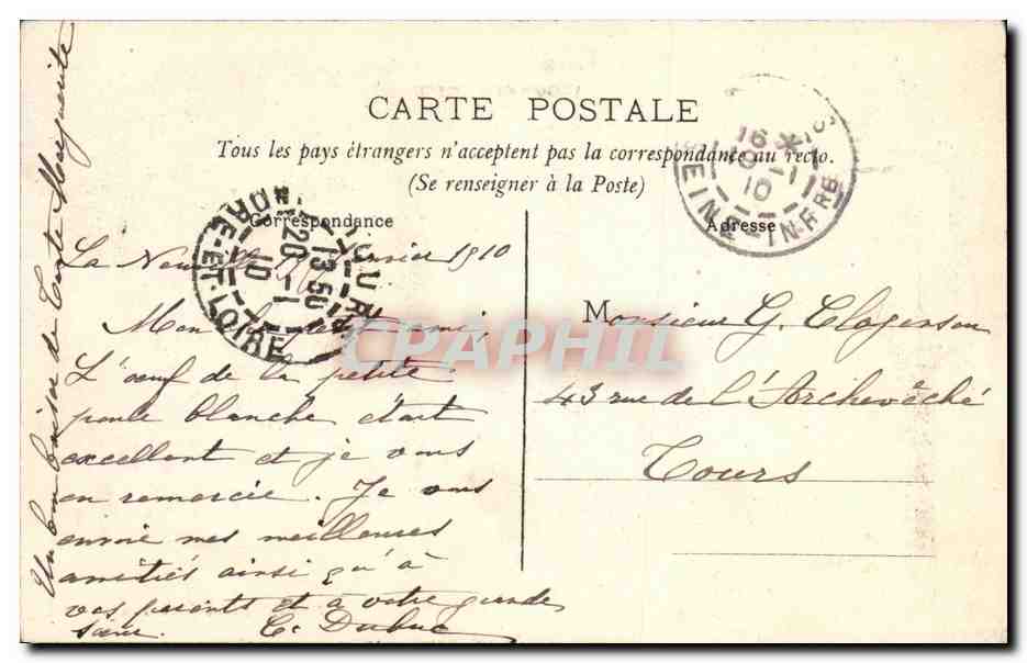 CPA La Neuville Champ D Oisel Le Chateau — Rückseite