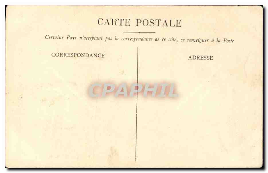 CPA Grosse Horloge Rouen — Rückseite