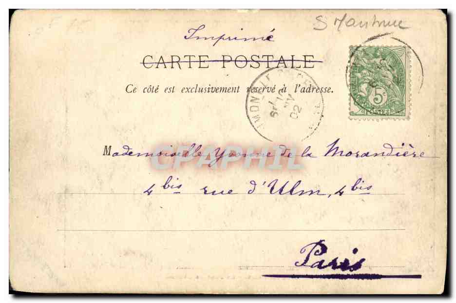 CPA Moulineaux Le jure de l eglise  — Rückseite