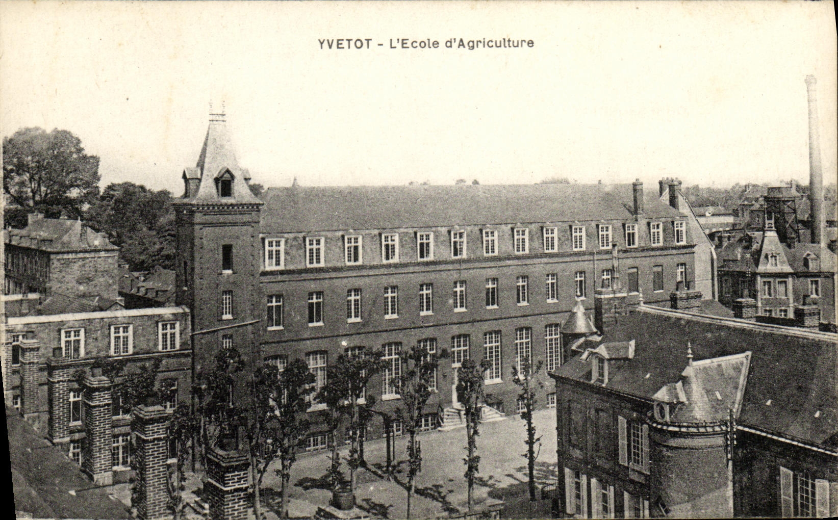 CPA Yvetot L Ecole d Agriculture