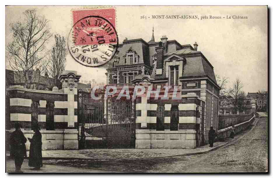 CPA Mont Saint Aignan Pres Rouen Le Chateau