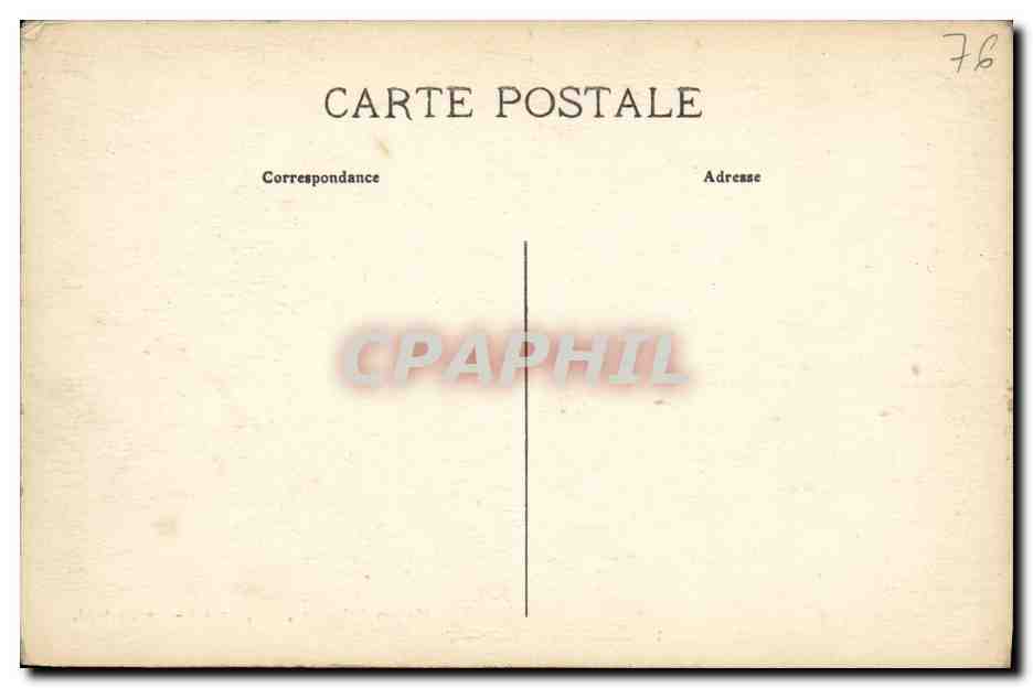 CPA Autretot Interieur de L Eglise — Rückseite