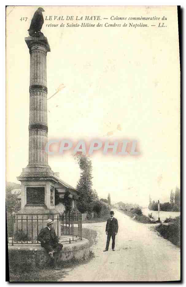 CPA le Val De La Have Colonne Commemorative du retour de Sainte Helene des cendresd e Napoleon 