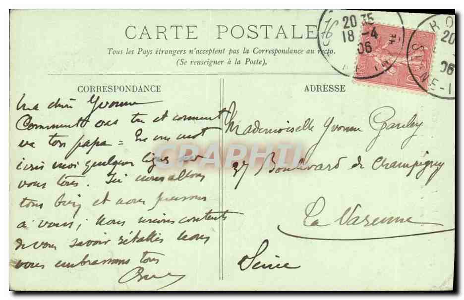 CPA le Val De La Have Colonne Commemorative du retour de Sainte Helene des cendresd e Napoleon  — Rückseite