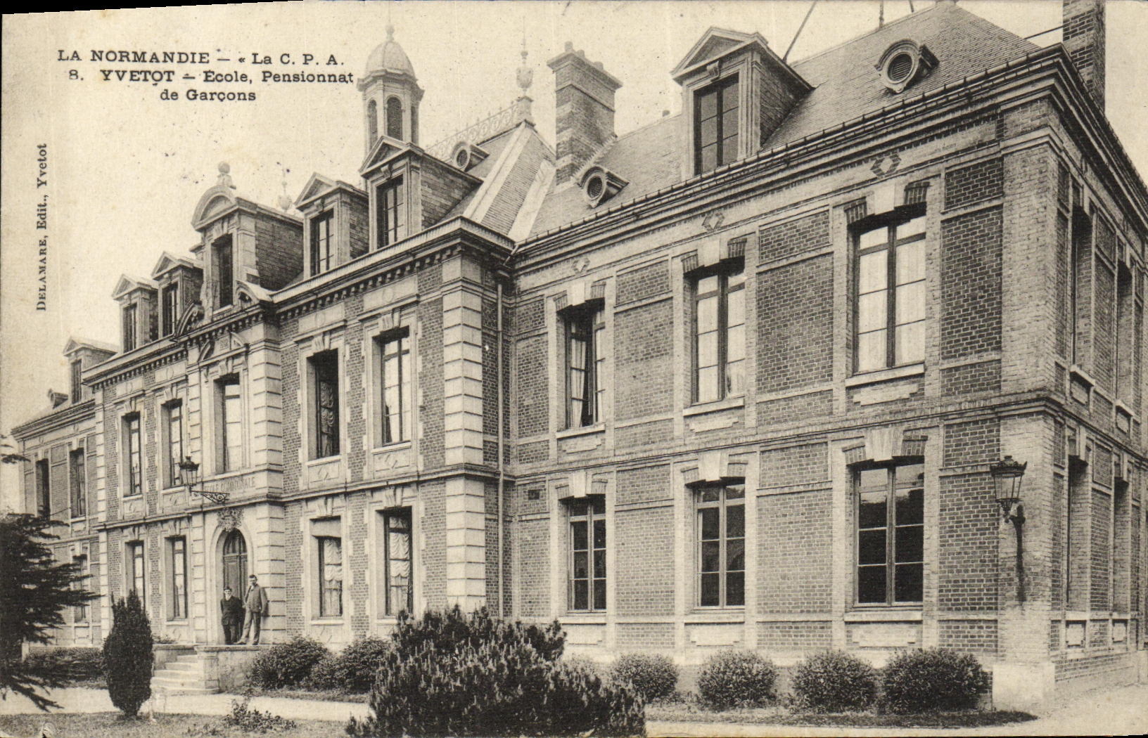 CPA Yvetot Ecole Pensionnat De Garcons