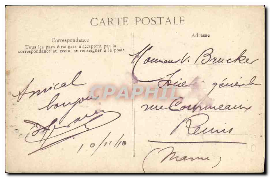 CPA Environs de Fecamp Sources inscrutantes de Gravinval — Rückseite